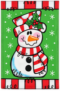 DK Garden Flag Christmas Snowman