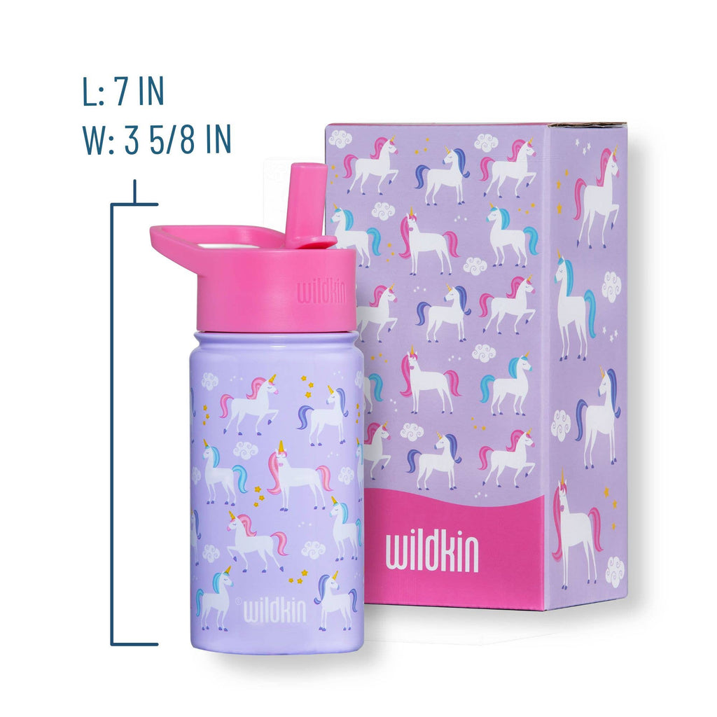 Wildkin Unicorn 14oz Stainless Steel Water Bottle