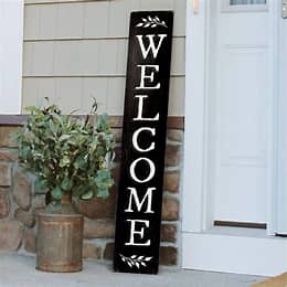 My Word! Porch Boards Welcome Black