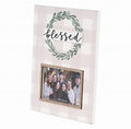 Glory Haus Blessed Plaid Wreath Photo Frame