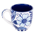 Glory Haus Mug Blue & White Flower