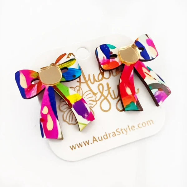 Bow Stud Audra Style Earrings