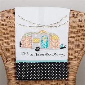 Glory Haus Home is Wherever Camper Tea Towel