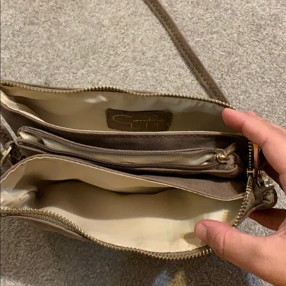 Caroline Hill Crossbody Clutch Chocolate