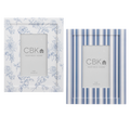 Ganz Blue Floral 4x6 Frames