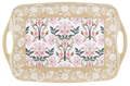 Ganz Green Floral Serve Tray