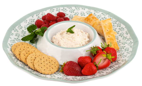 Ganz Floral Chip Dip Tray