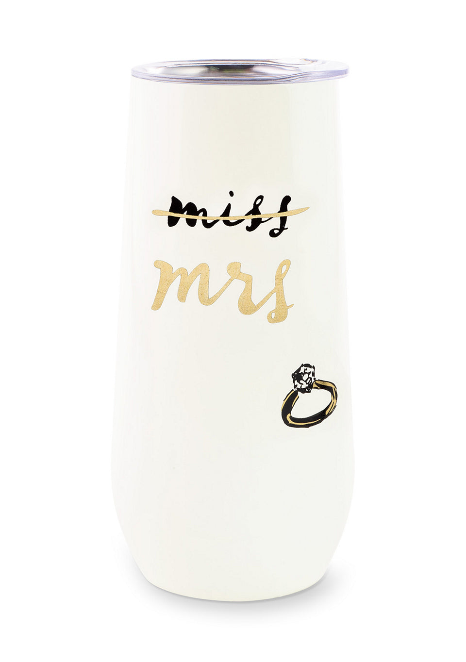 Kate Spade Miss to Mrs 10oz champagne flute
