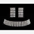 Fashion Jewelry 5 Strand Rhinestone Choker