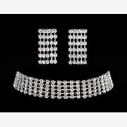 Fashion Jewelry 5 Strand Rhinestone Choker