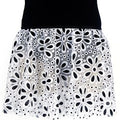 Dasha Daisy Lace Skirt Black/White