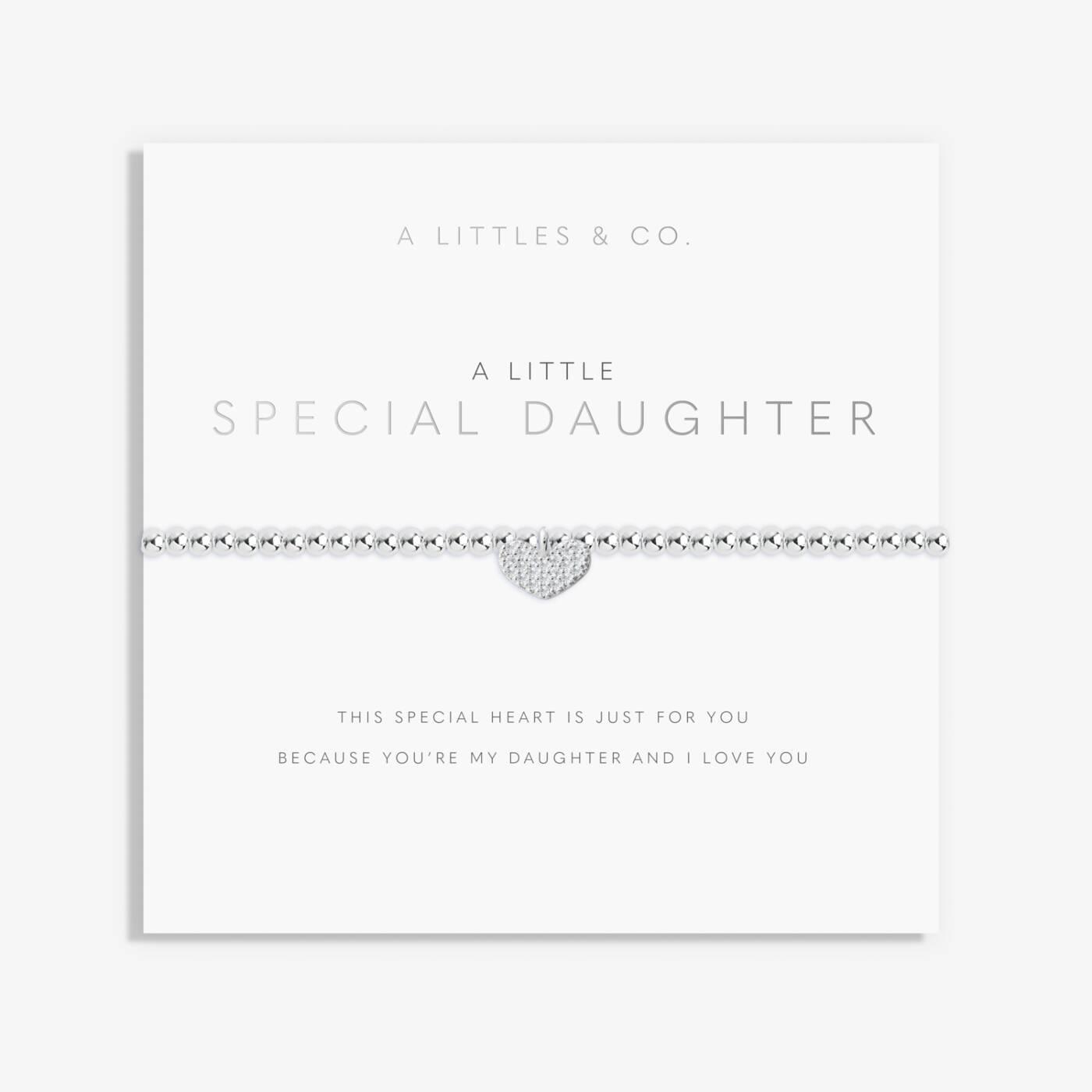 A Littles & Co Special Daughter Stretch Bracelet