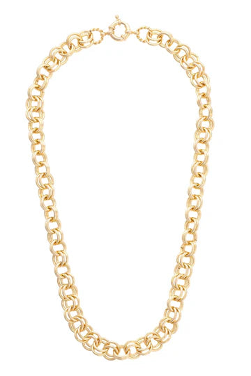 Canvas Double Link Necklace