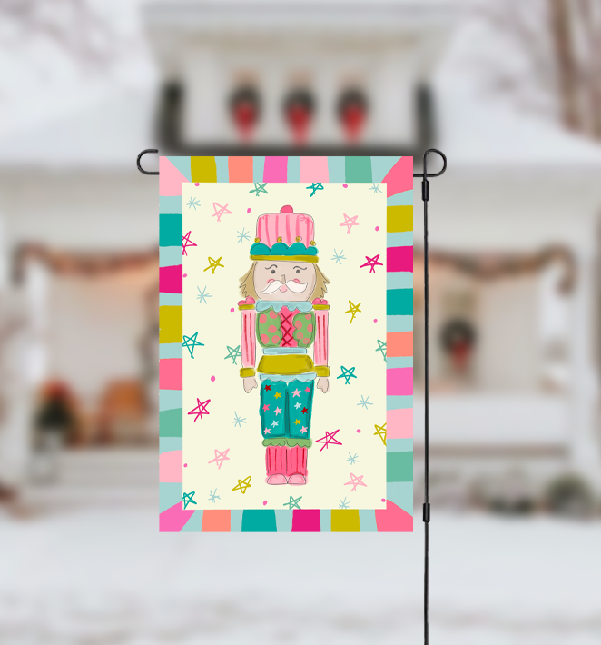 Doodles by Rebekah Star of the Show Garden Flag