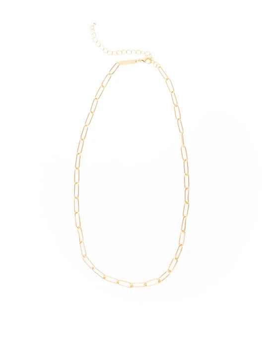 Michelle McDowell Girl 13" Bella Charm Necklace 18k gold
