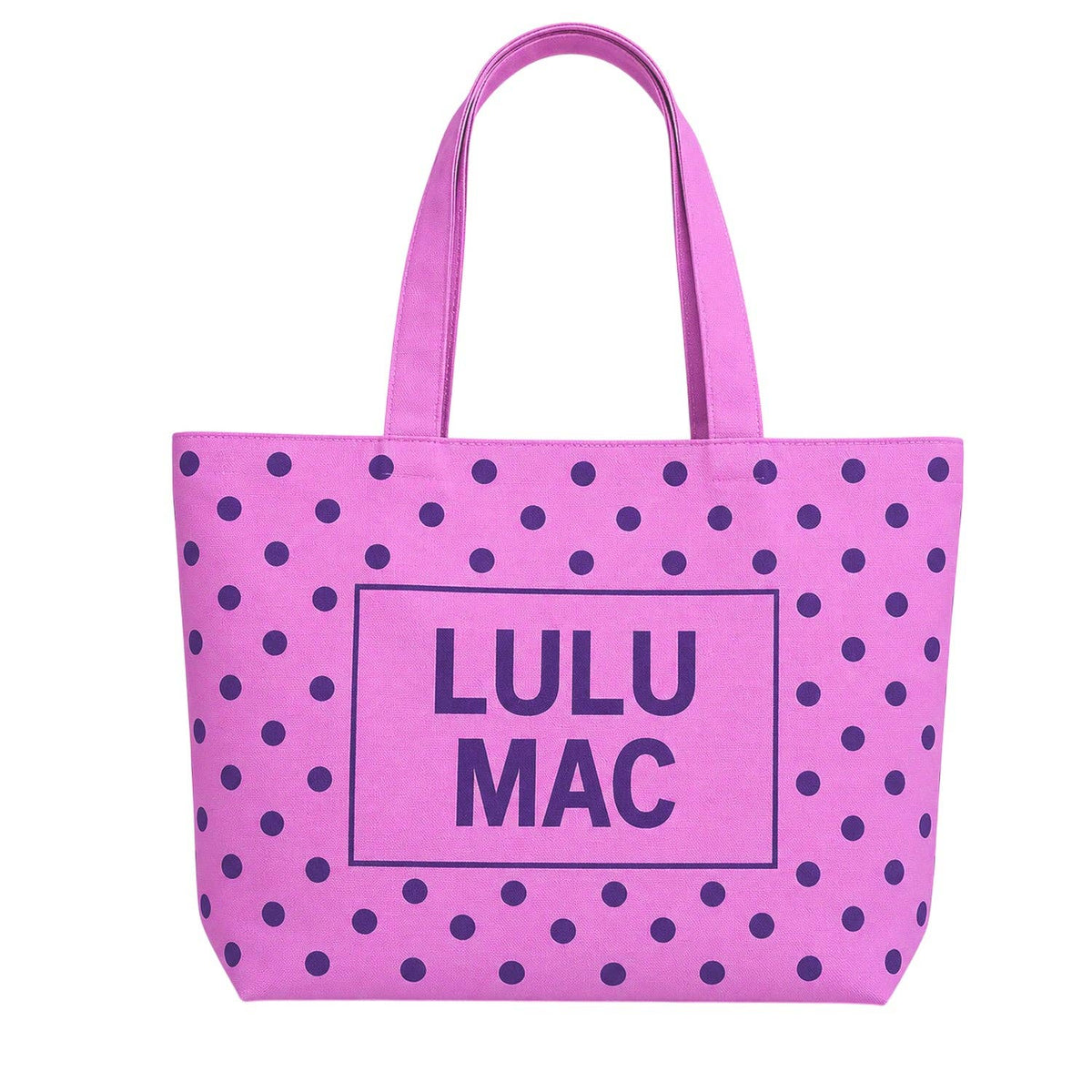 Lulu Mac Canvas Tote Purple