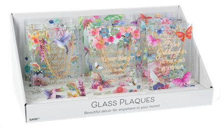 Ganz Daily Prayers Glass Plaque