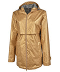 Charles River Raincoat Gold Leopard