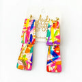 Audra Style Geometric Statement Dangle Earrings