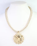 Grand Haven Sun Cord Necklace Gold