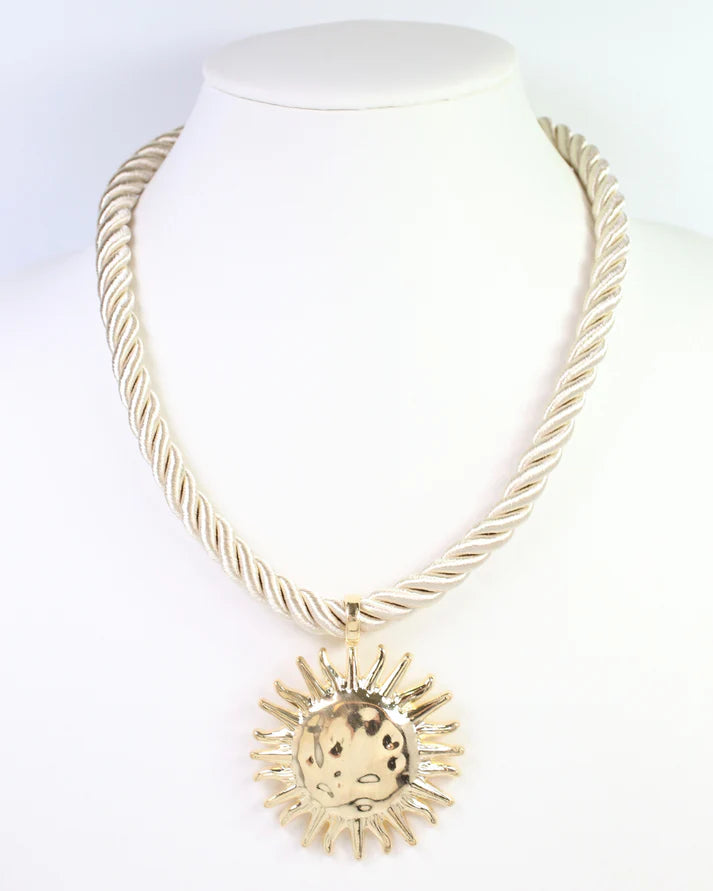Grand Haven Sun Cord Necklace Gold