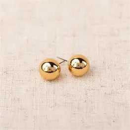 Michelle McDowell Grenada Large Shiny Ball Earrings