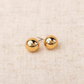 Michelle McDowell Grenada Medium Shiny Gold Earrings