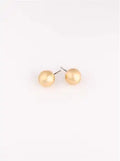 Michelle McDowell Grenada Brushed Gold Ball Earrings
