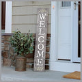 My Word! Porch Boards Welcome Grey