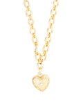 Michelle McDowell Hampton Heart Pendant Necklace Gold