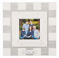 Glory Haus I Love Us Grey Plaid Photo Frame