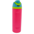 Jane Marie 24oz straw sipper bottle Hot Pink