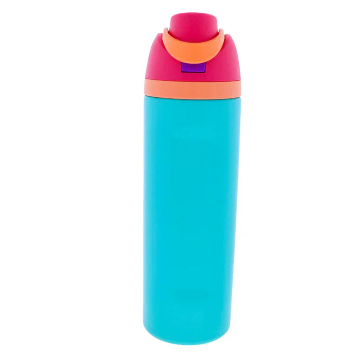 Jane Marie 24oz straw sipper Bottle Aqua