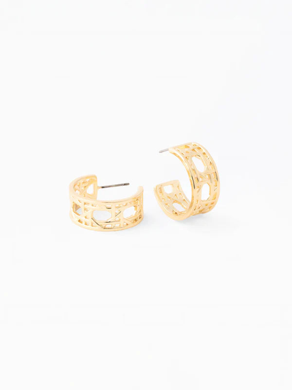 Michelle McDowell Josephine Hoop Earring Gold