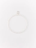 Michelle McDowell Matte Silver Beaded Stretch Bracelet