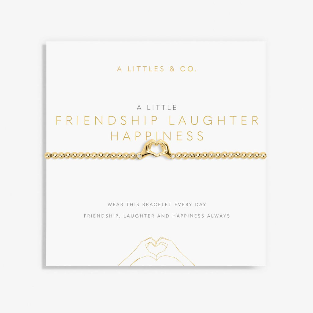 A Littles & Co Friendship Laughter Happiness Stretch Bracelet