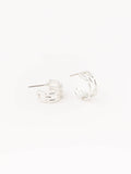 Michelle McDowell Layla Silver Hoop Earrings
