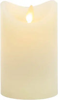 Luxury Lite LED Wax Pillar Candle with Flickering Flame