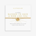 A Littles & Co Blessed to have a Mom like You Stretch Bracelet