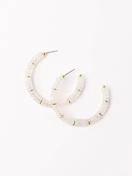 Michelle McDowell Olivia Hoop Earrings