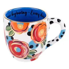 Glory Haus Mug Polka Dot Flower