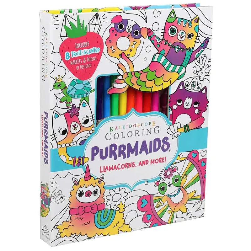 Kaleidoscope Coloring Purrmaids Art Set