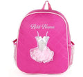 Princess quilted dance backpack with sequin tutu fuschia