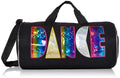 Poppy & Plum rainbow letters dance duffle bag