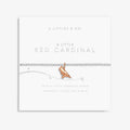 A Littles & Co Red Cardinal Stretch Bracelet