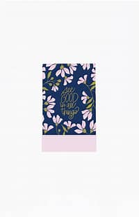 Mary Square Flip Notebook See Good in all things