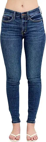 Judy Blue Jeans Dark Wash Midrise Skinny
