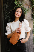 Modern+chic Sling Crossbody Camel