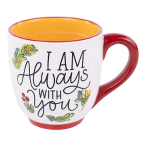 Glory Haus "I am Always With You" Red Bird Mug