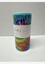 Swig Swirled Peace 12oz skinny can cooler